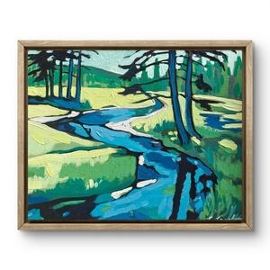 Serene Landscape Painting, original